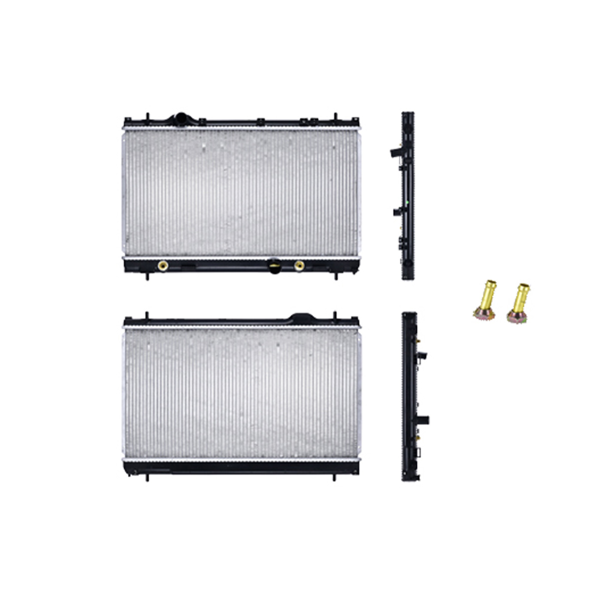 RADIADOR PLASTICO CHRYSLER GROUP NEON CIL: 4L POS: TRANSMISION AUTOMATICA CAR: CAA 16MM