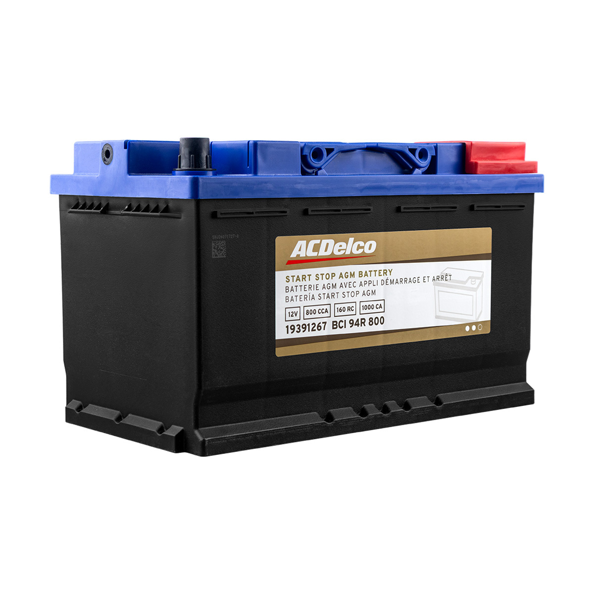 ACUMULADOR AGM   800 CAR: 1000 P-P+