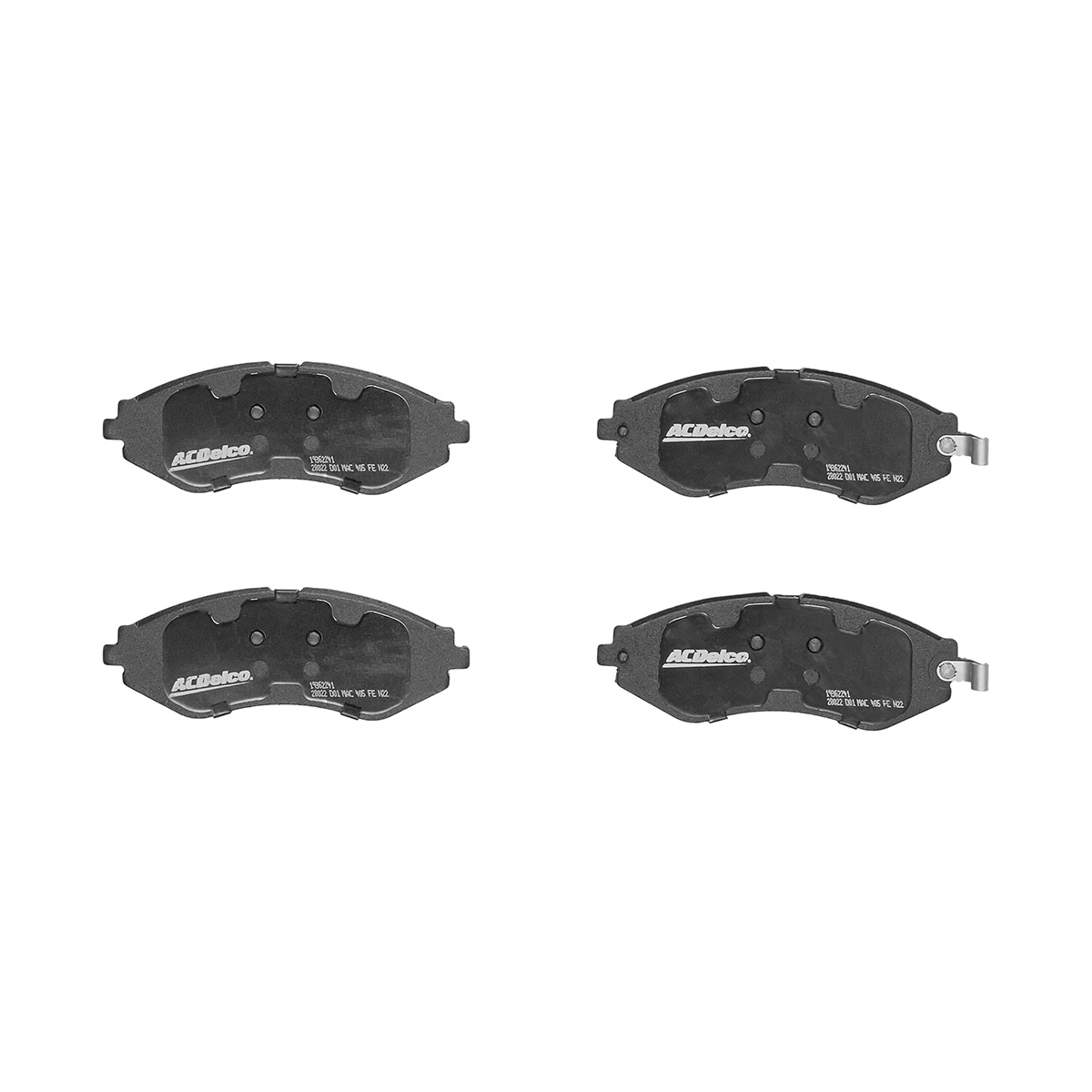 BALATA F D JGO METALIC GENERAL MOTORS AVEO CIL: 4L POS: DELANTERO  MOT: 1.6L
