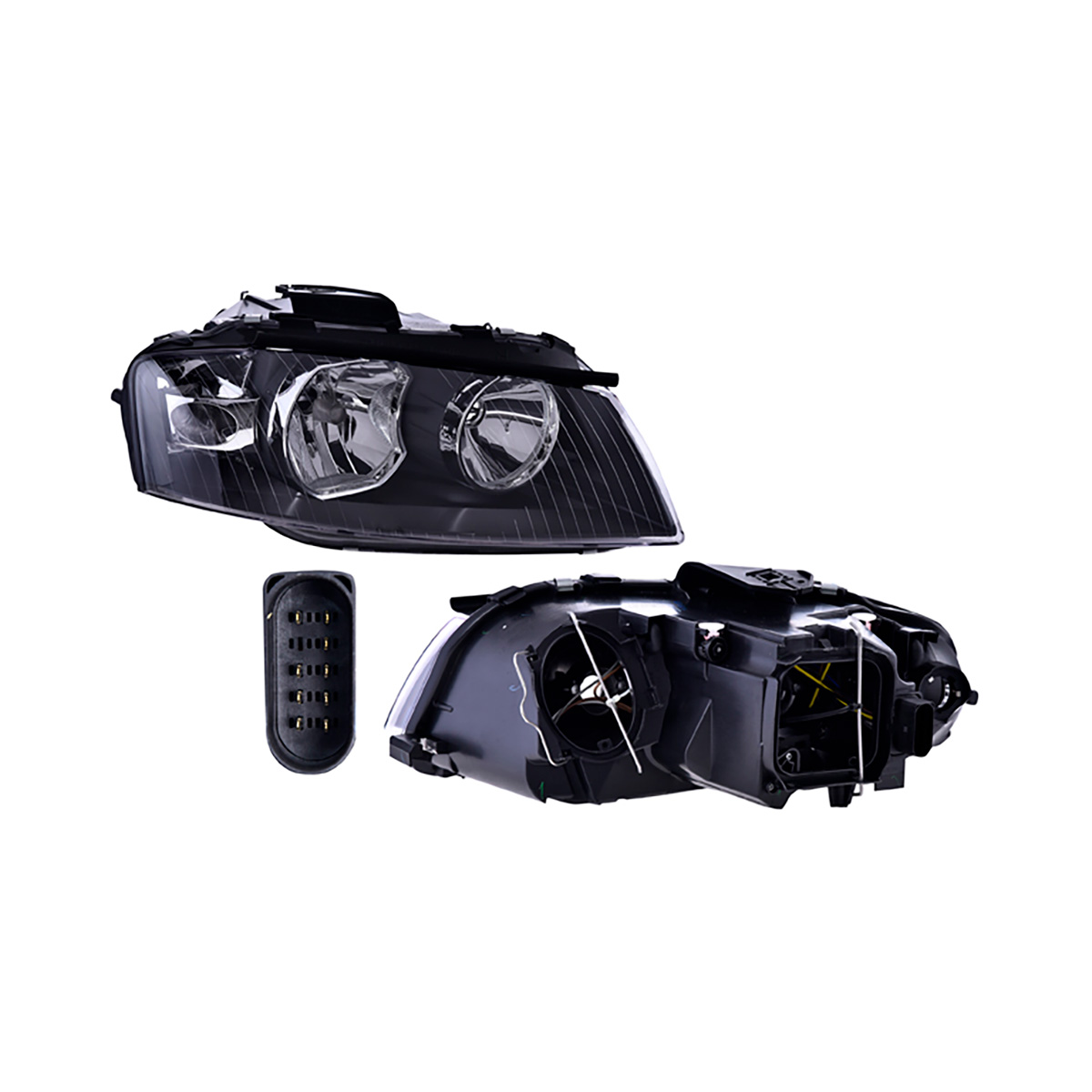 FARO LUZ AUDI A3 CIL: 4L POS: DERECHO CAR: LISO NEGR