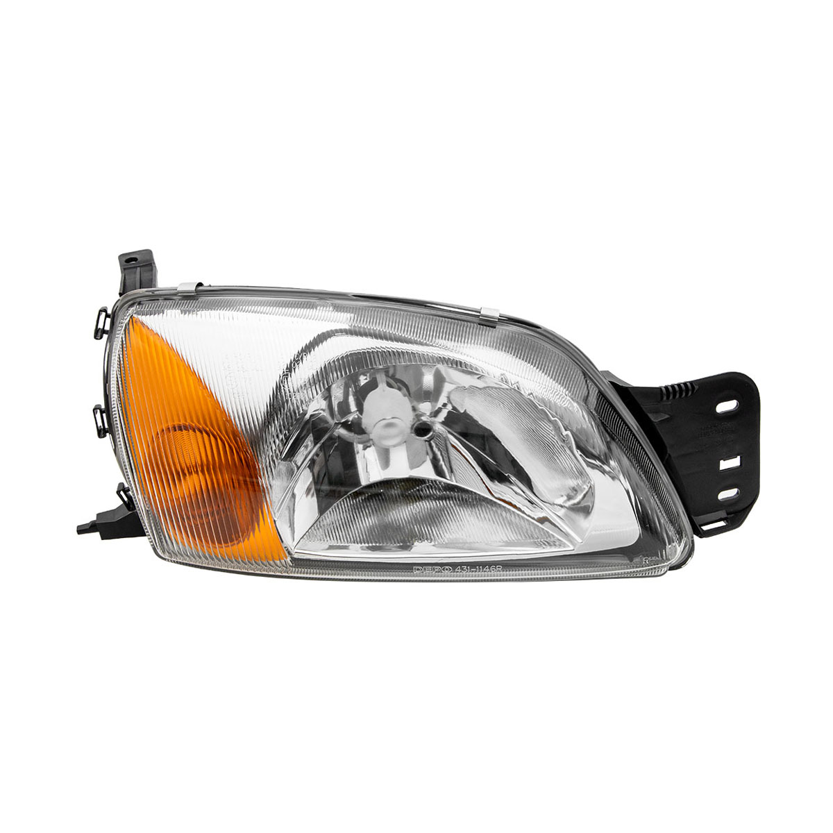 FARO LUZ FORD FIEST CIL: 4L POS: DERECHO CAR: LISO CROM