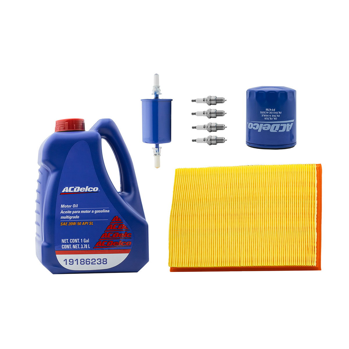 KIT AFINACION Y ACEITE GENERAL MOTORS CORSA CIL: 4L MULT CAR: 20W5 MINE