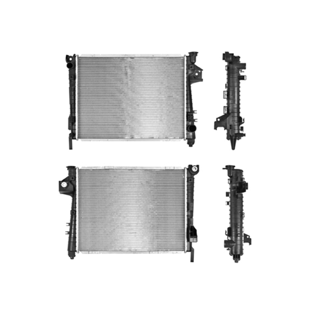RADIADOR PLASTICO CHRYSLER GROUP RAM CIL: 8V POS: TRANSMISION ESTANDAR CAR: CAA 32MM