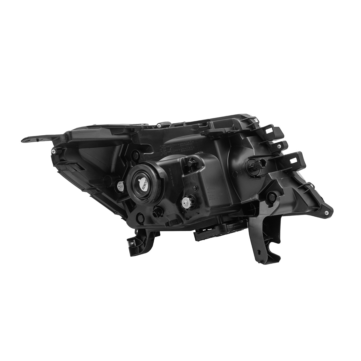 FARO LUZ NISSAN FRONT CIL: 4L POS: IZQUIERDO CAR: LISO CROM