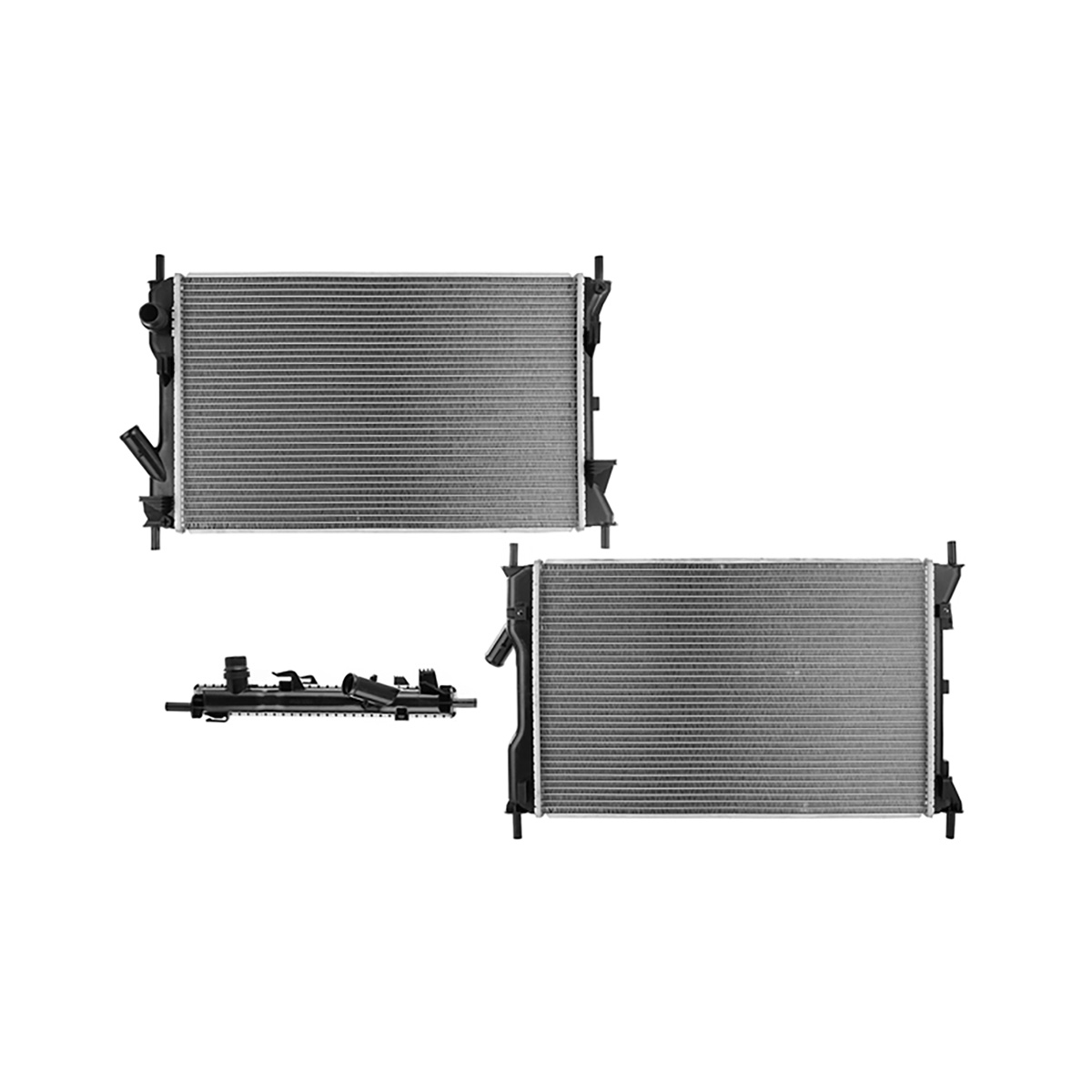 RADIADOR PLASTICO FORD FUSIO CIL: 4L POS: TRANSMISION AUTOMATICA CAR: USA 26MM