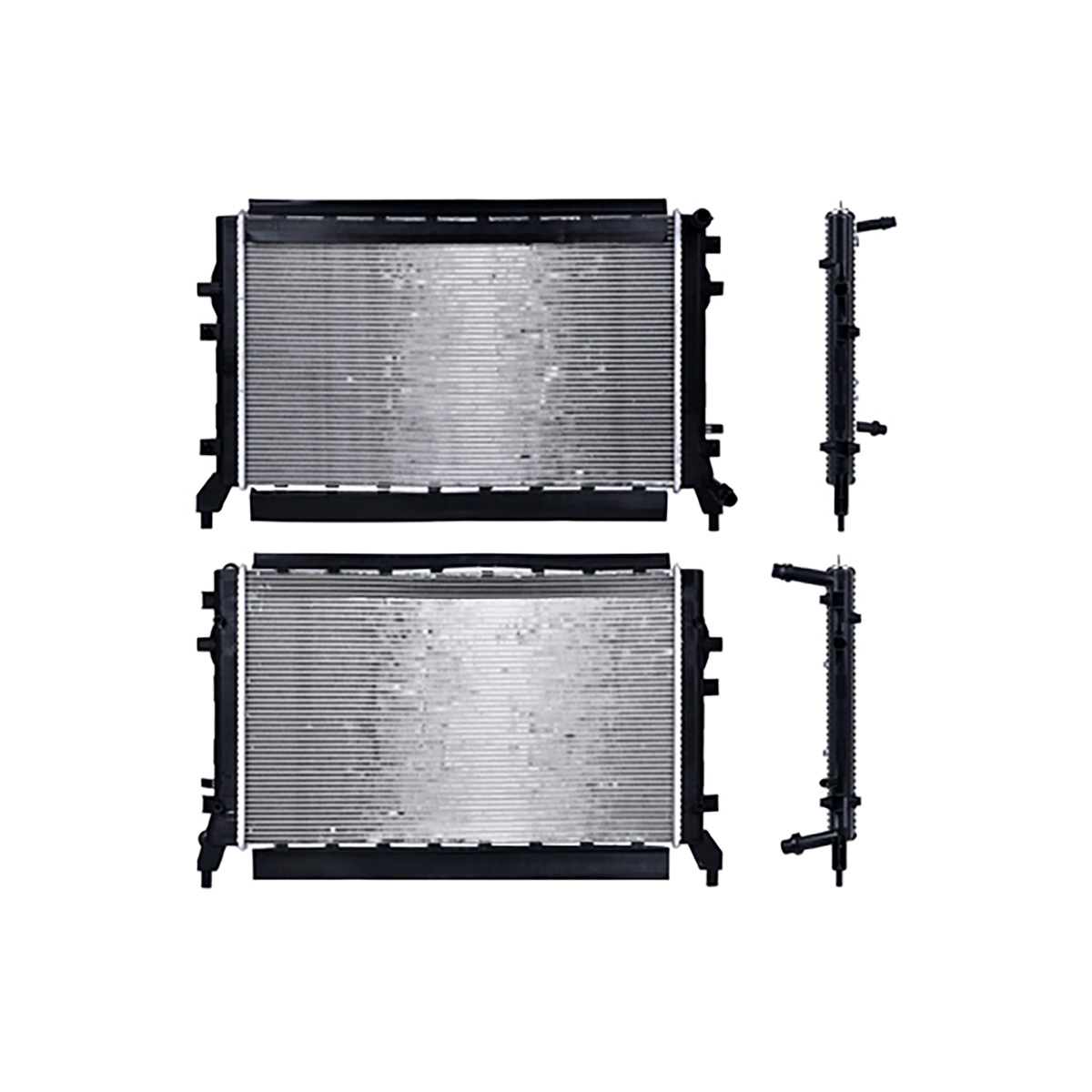 RADIADOR PLASTICO VOLKSWAGEN BORA CIL: 4L POS: TRANSMISION ESTANDAR CAR: CAA 22MM