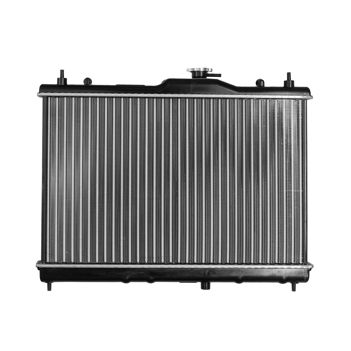 RADIADOR PLASTICO NISSAN TIIDA CIL: 4L POS: TRANSMISION ESTANDAR CAR: CAA 16MM