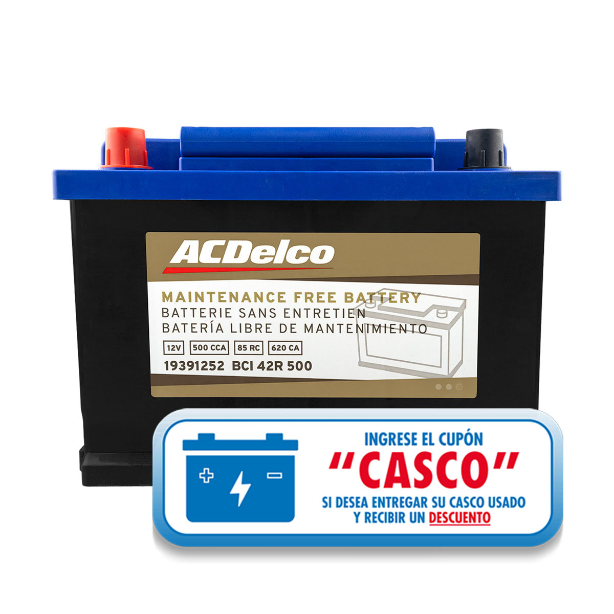ACUMULADOR   500 CAR: 620 P+P-