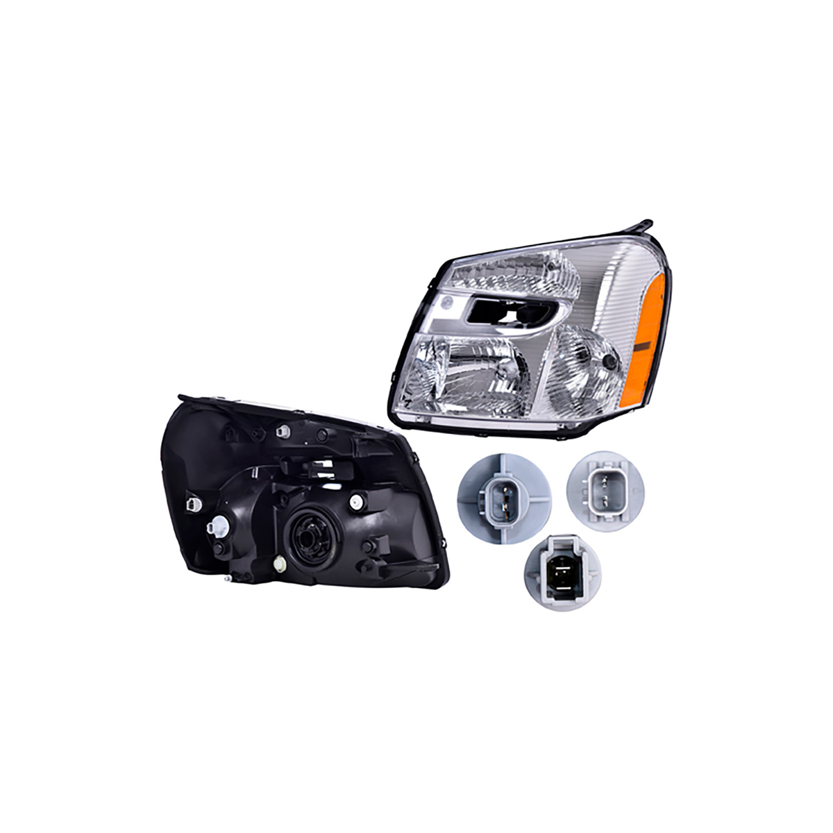 FARO LUZ GENERAL MOTORS EQUIN CIL: 6V POS: IZQUIERDO CAR: LISO CROM