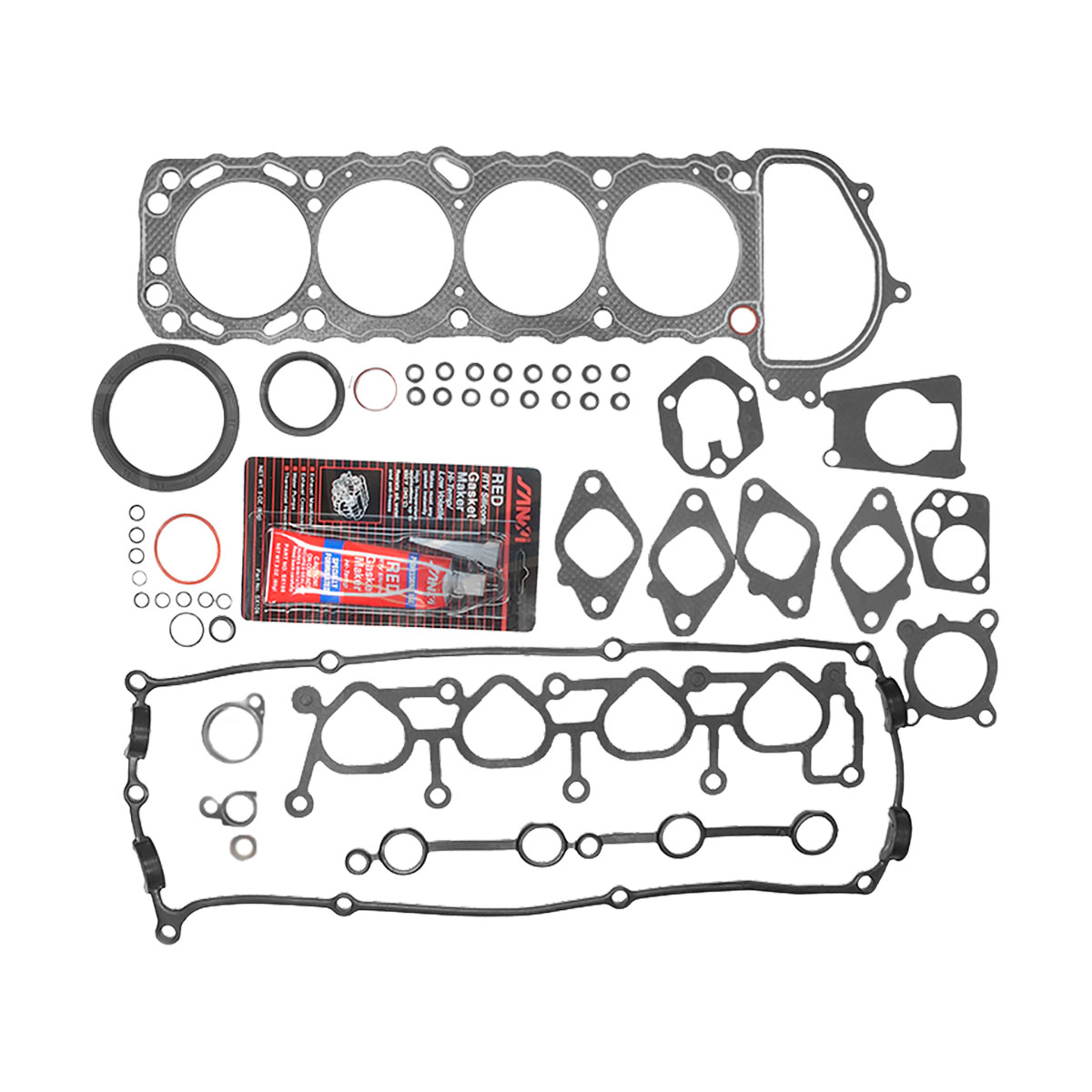 JUNTAS MOTOR COMPLETO NISSAN URVAN CIL: 4L  CAR: GRAF MOT: 2.4L
