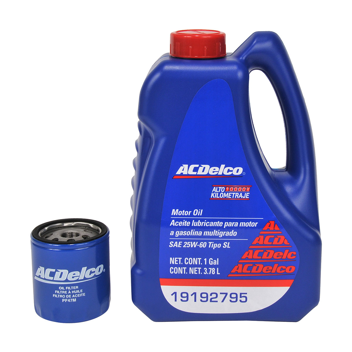 KIT CAMBIO ACEITE GENERAL MOTORS AVEO CIL: 4L MULT CAR: 25W6 MOT: 1.6L