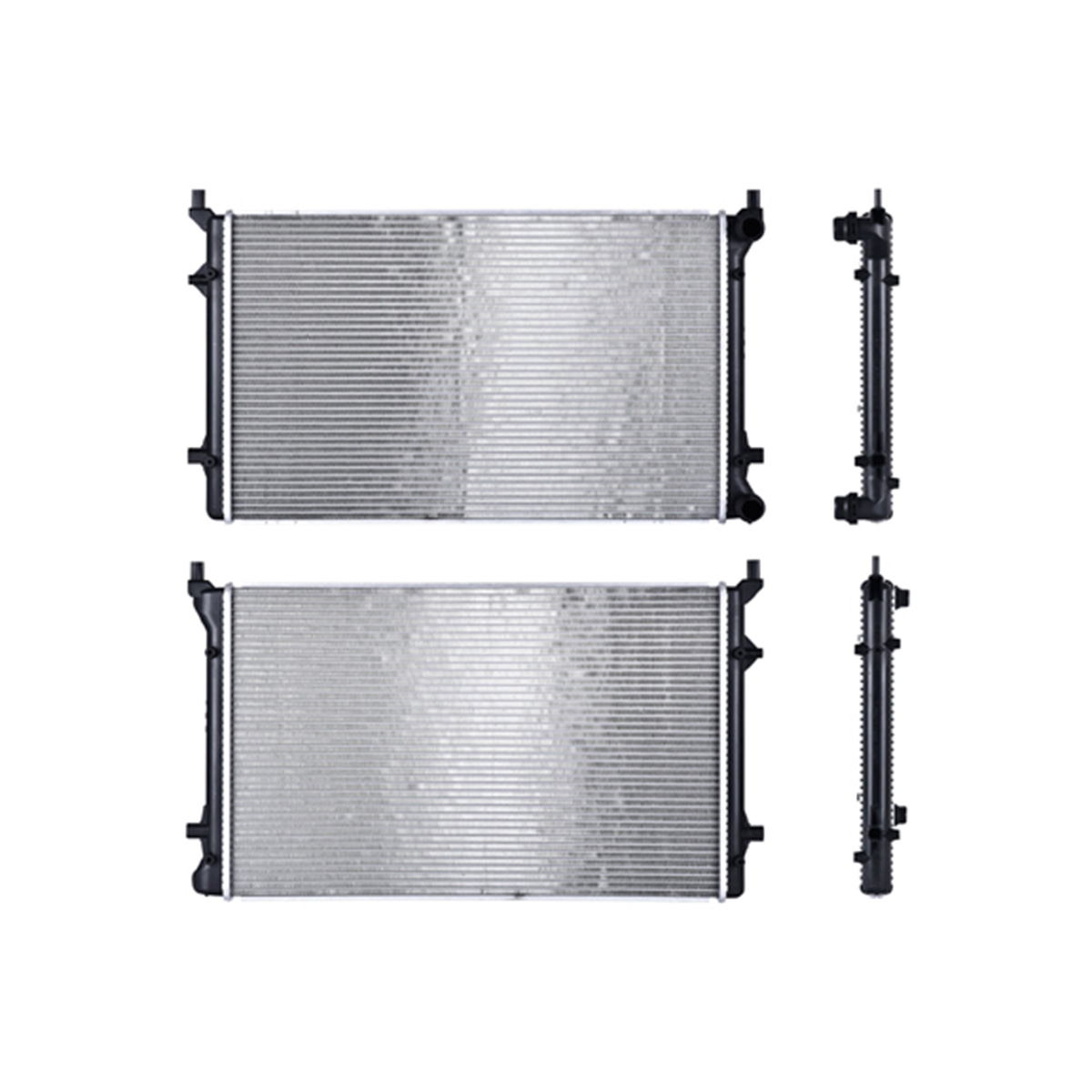RADIADOR PLASTICO VOLKSWAGEN JETTA CIL: 4L POS: TRANSMISION ESTANDAR CAR: CAA 22MM