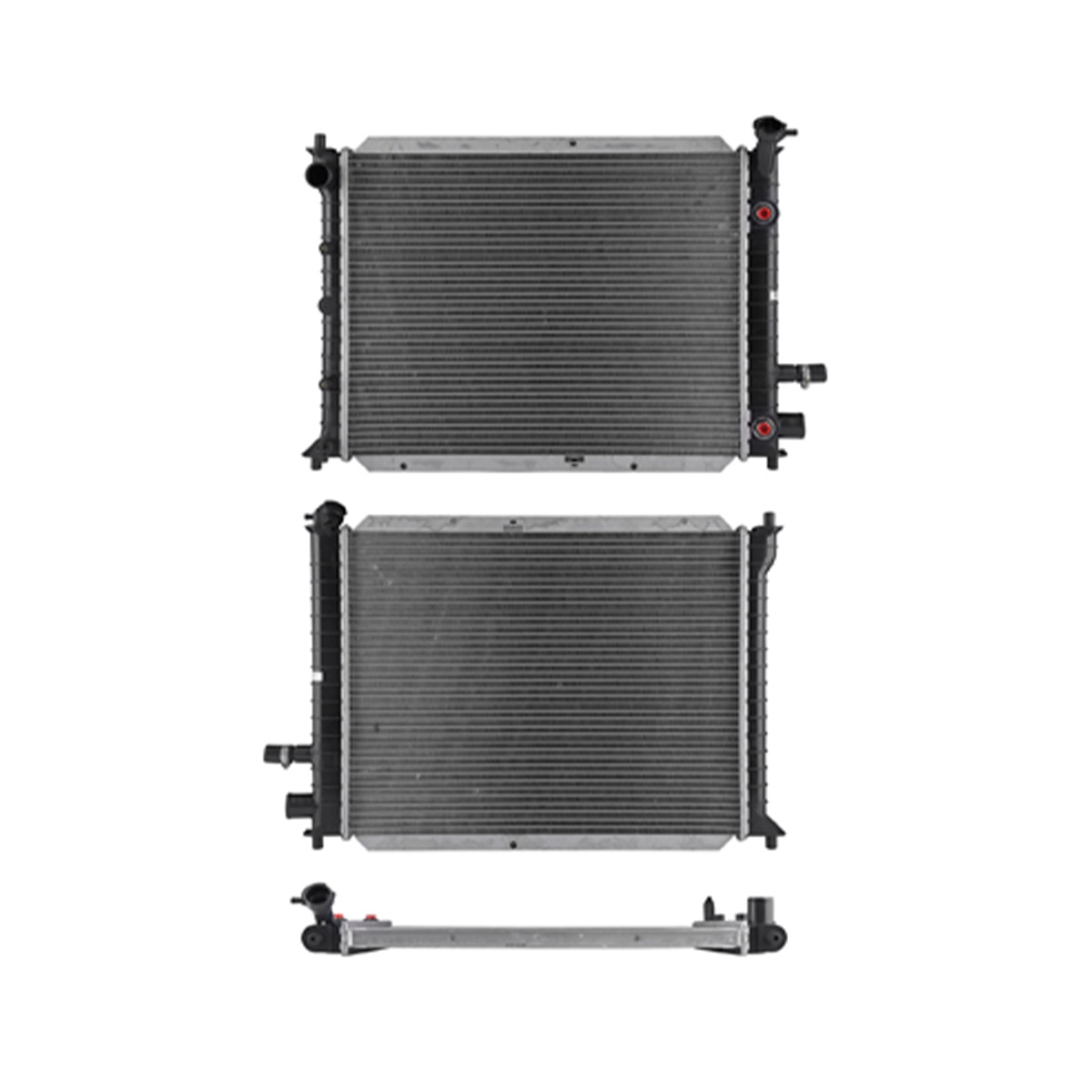 RADIADOR PLASTICO FORD ESCOR CIL: 4L POS: TRANSMISION AUTOMATICA CAR: SAA 26MM