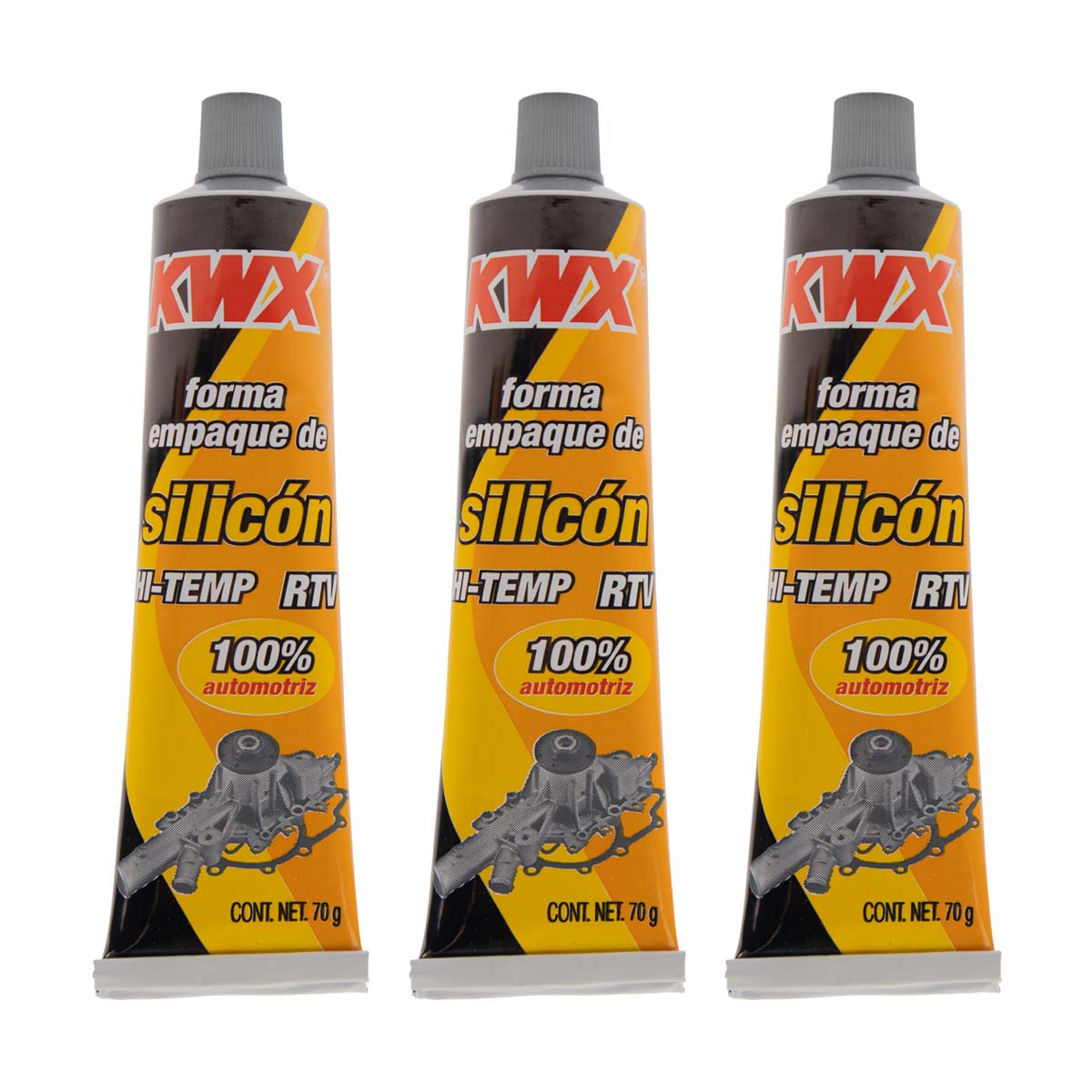SILICON GRIS .070K    CAR: TUBO
