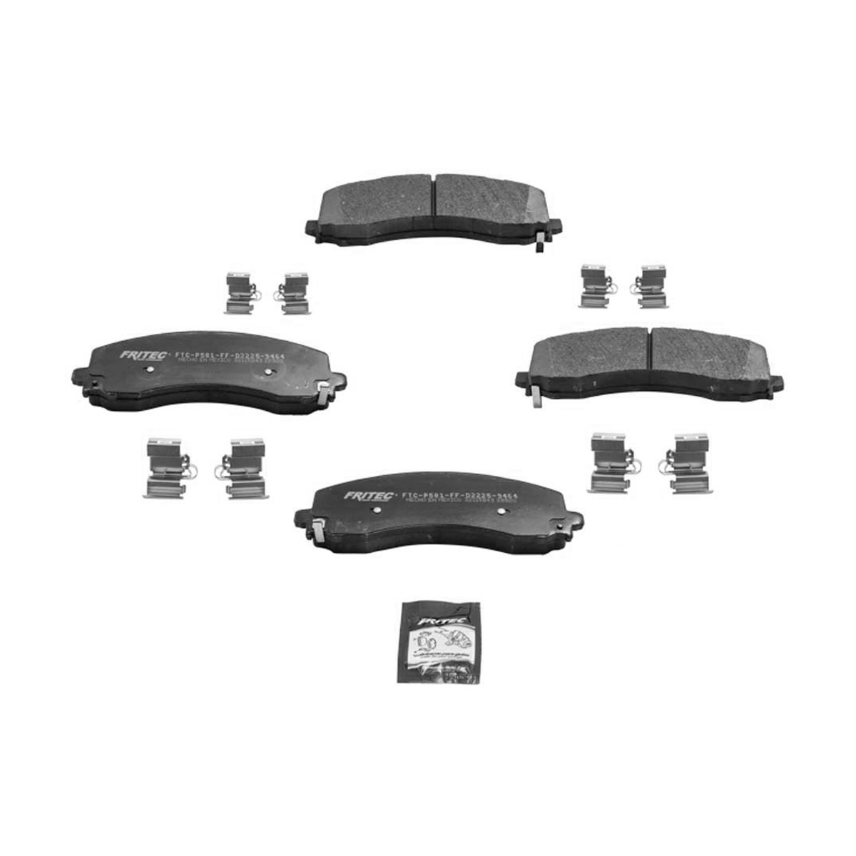 BALATA F D JGO HEAVY D CHRYSLER GROUP R4000 CIL: 8V POS: TRASERO  MOT: 5.7L