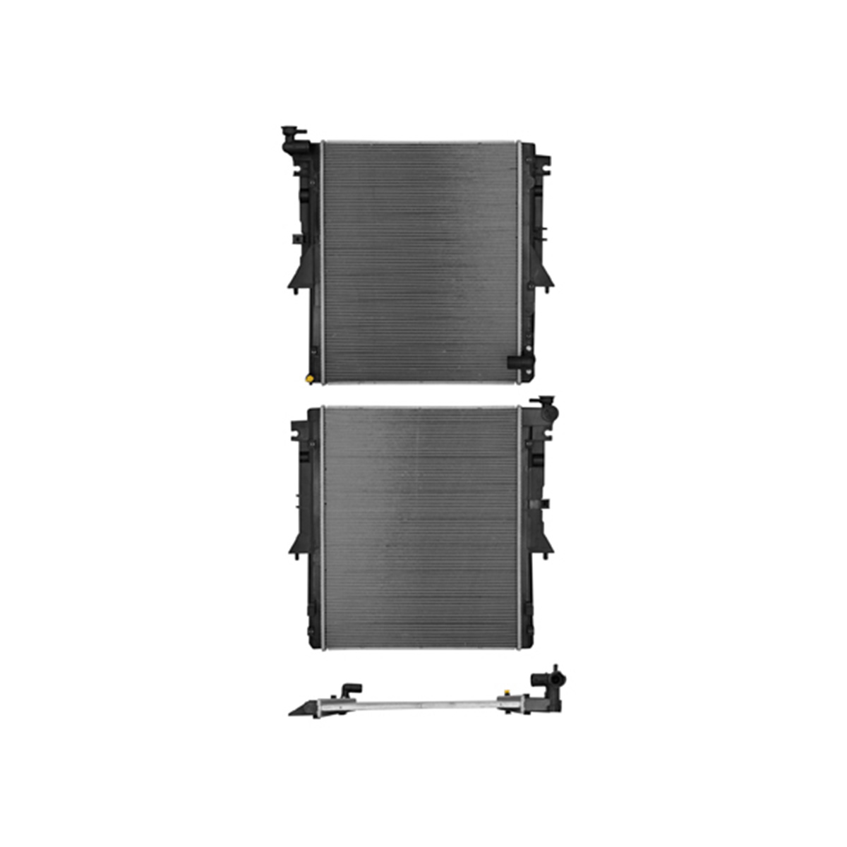 RADIADOR PLASTICO MITSUBISHI L200 CIL: 4L POS: TRANSMISION ESTANDAR CAR: CAA 26MM