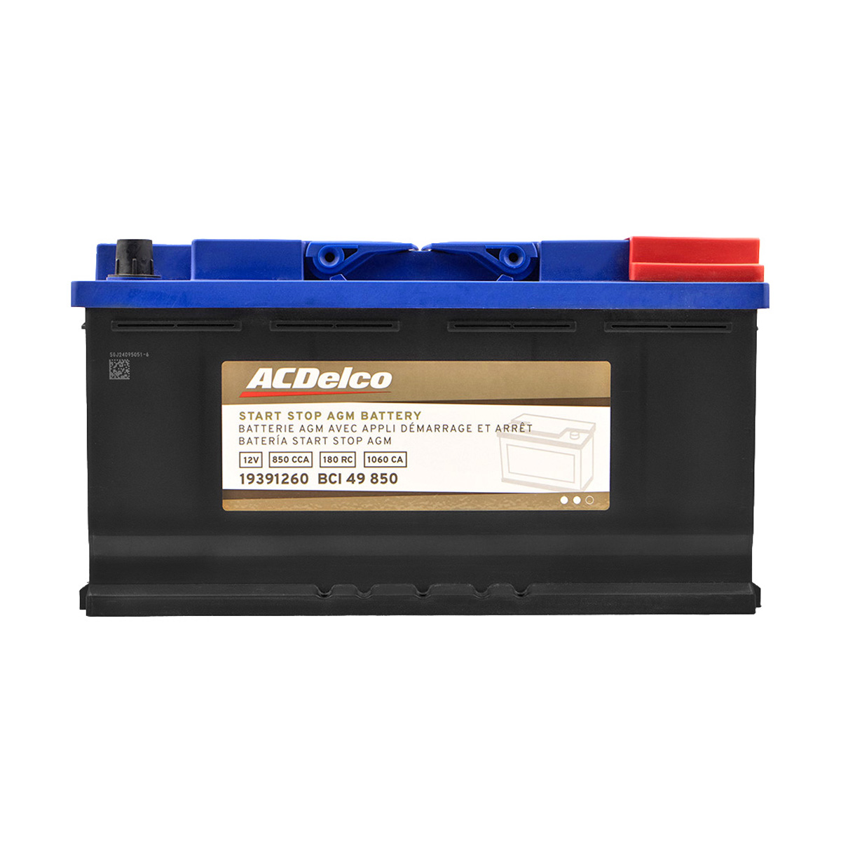 ACUMULADOR AGM   850 CAR: 1060 P-P+