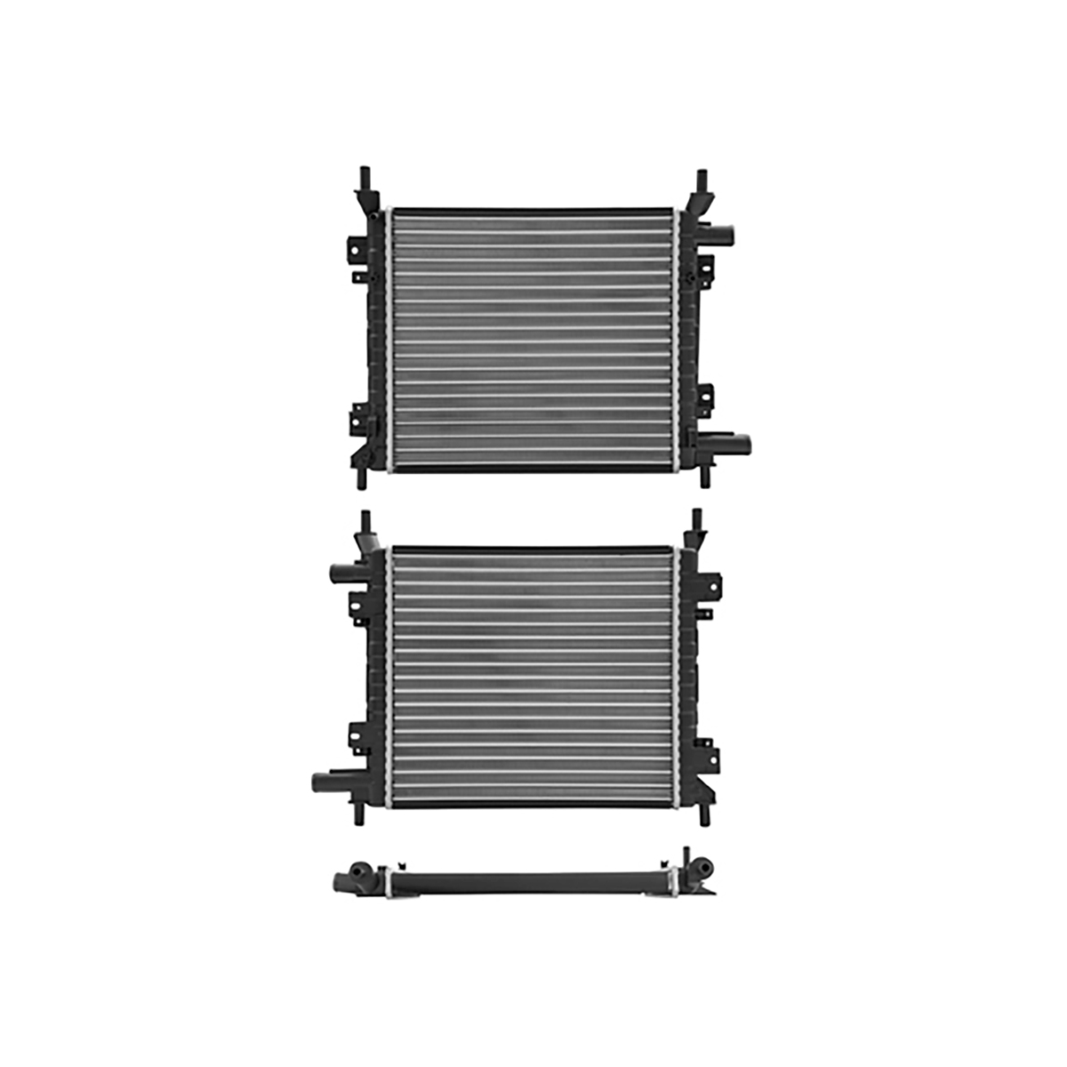 RADIADOR PLASTICO FORD KA CIL: 4L POS: TRANSMISION ESTANDAR CAR: CAA 23MM