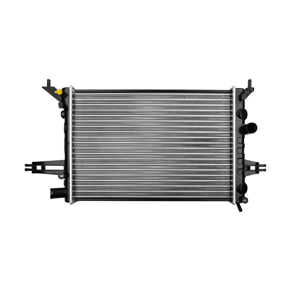 RADIADOR PLASTICO GENERAL MOTORS ASTRA CIL: 4L POS: TRANSMISION ESTANDAR CAR: CAA 23MM