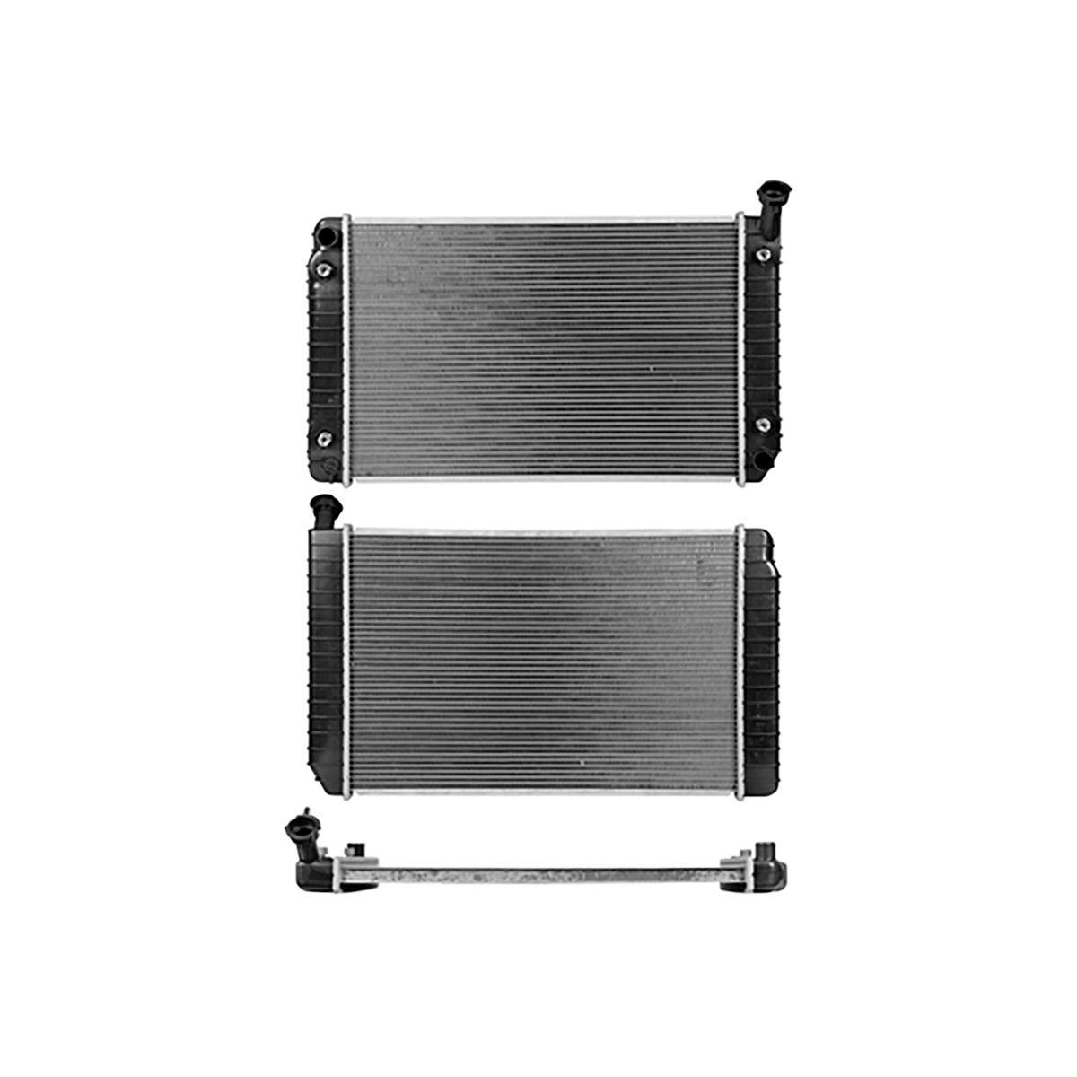 RADIADOR PLASTICO GENERAL MOTORS CUTEU CIL: 6V POS: TRANSMISION AUTOMATICA CAR: 2ENF 16MM