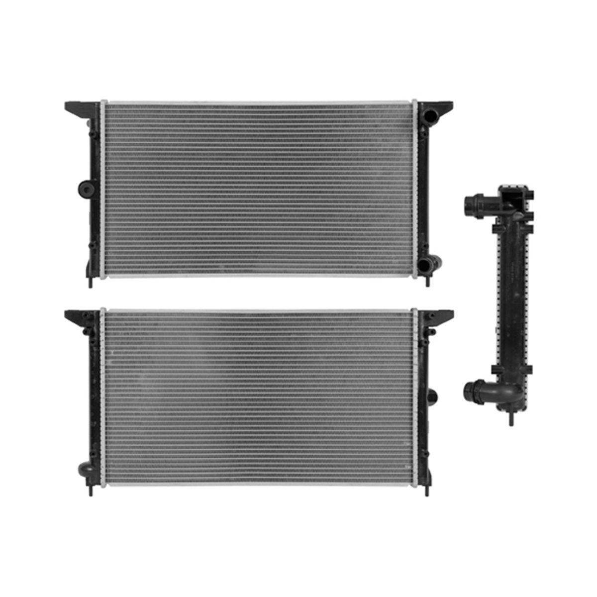 RADIADOR PLASTICO VOLKSWAGEN SHARA CIL: 4L POS: TRANSMISION ESTANDAR CAR: CAA 32MM