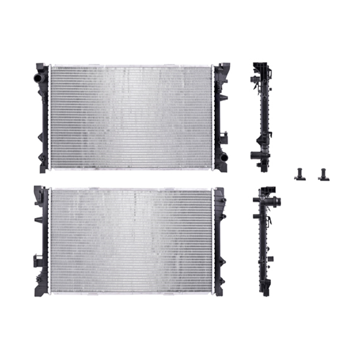 RADIADOR PLASTICO FIAT 500 CIL: 4L POS: TRANSMISION ESTANDAR CAR: CAA 16MM