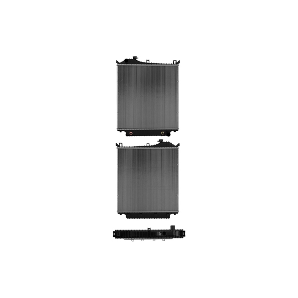 RADIADOR PLASTICO FORD EXPLO CIL: 6V POS: TRANSMISION AUTOMATICA CAR: CAA 36MM