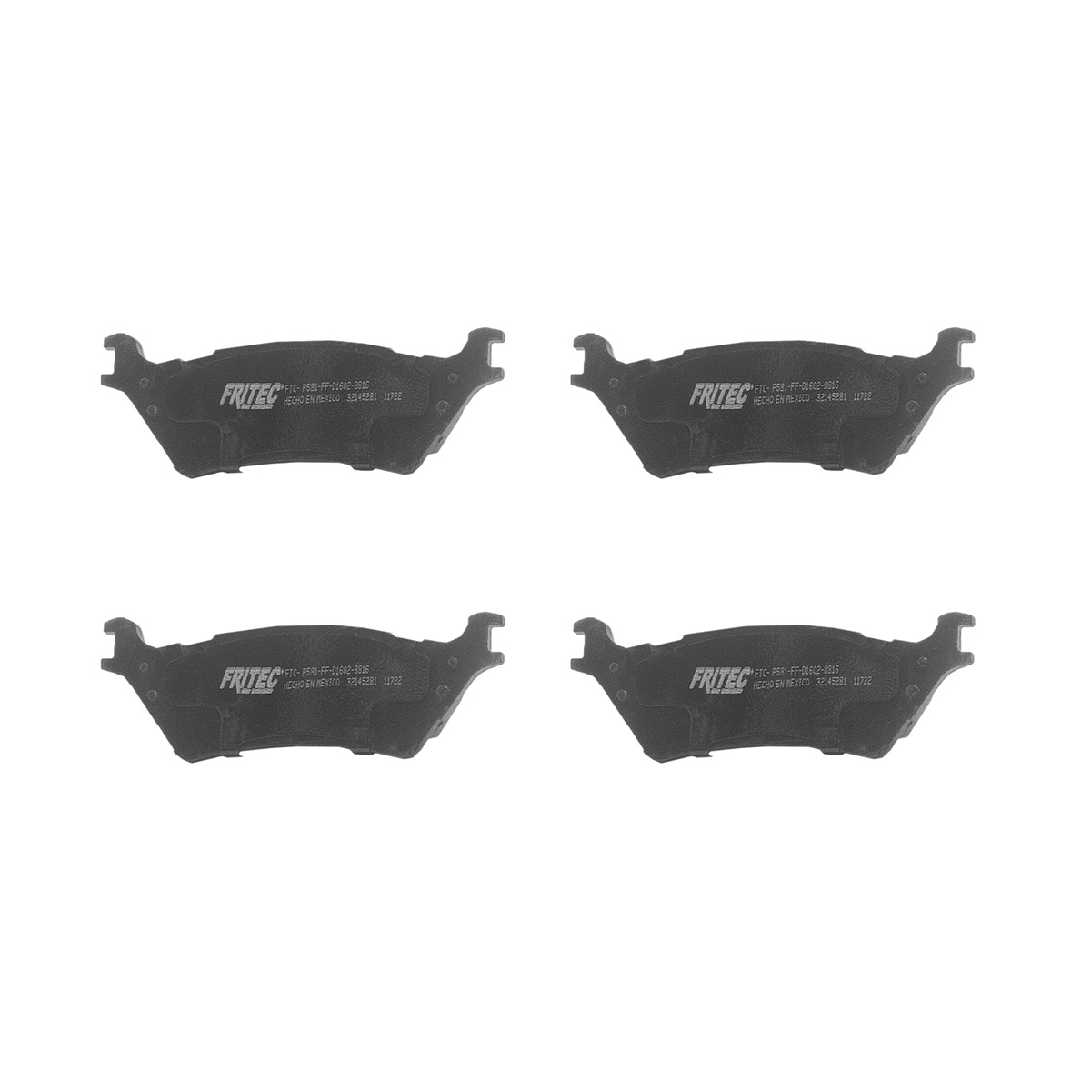 BALATA F D JGO HEAVY D FORD F150 CIL: 8V POS: TRASERO  MOT: 4.6L