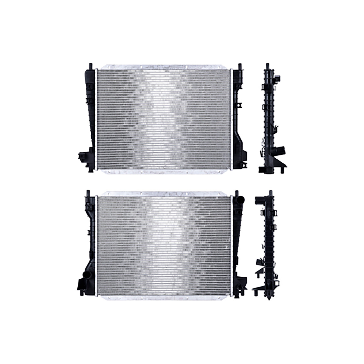 RADIADOR PLASTICO FORD THUND CIL: 6V POS: TRANSMISION ESTANDAR CAR: CAA 26MM