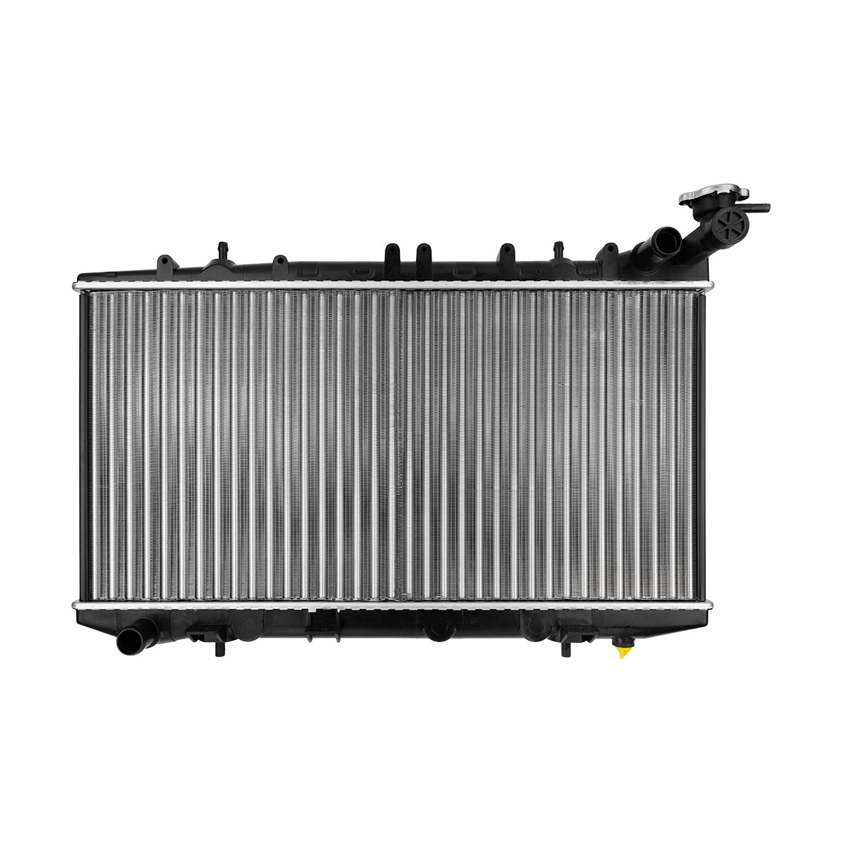 RADIADOR PLASTICO NISSAN TSIII CIL: 4L POS: TRANSMISION ESTANDAR CAR: CAA 26MM